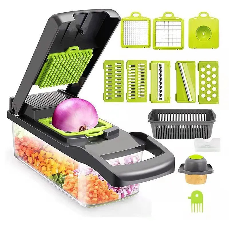 Vegetable Cutter 12 in 1 Multifunctional Food Chopper
