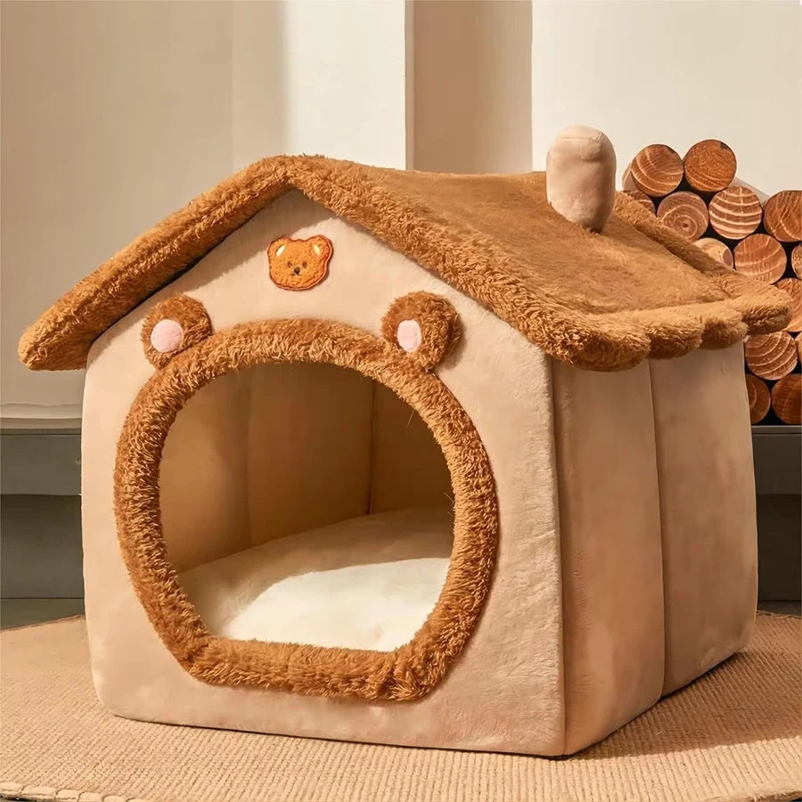 Casa para mascotas plegable y extraíble