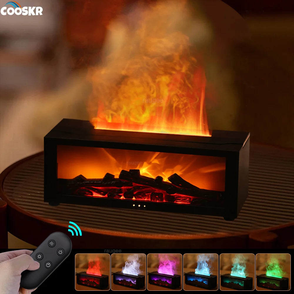 Humidificador de aroma de llama