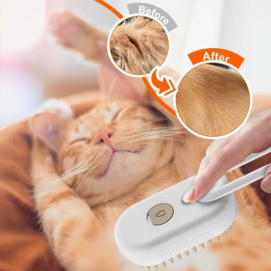 Hot Cat Dog Pet Spray Massage Brush