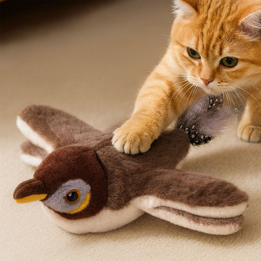 Interactive Electric Cat Bird Toy