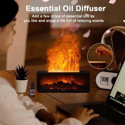 Humidificador de aroma de llama