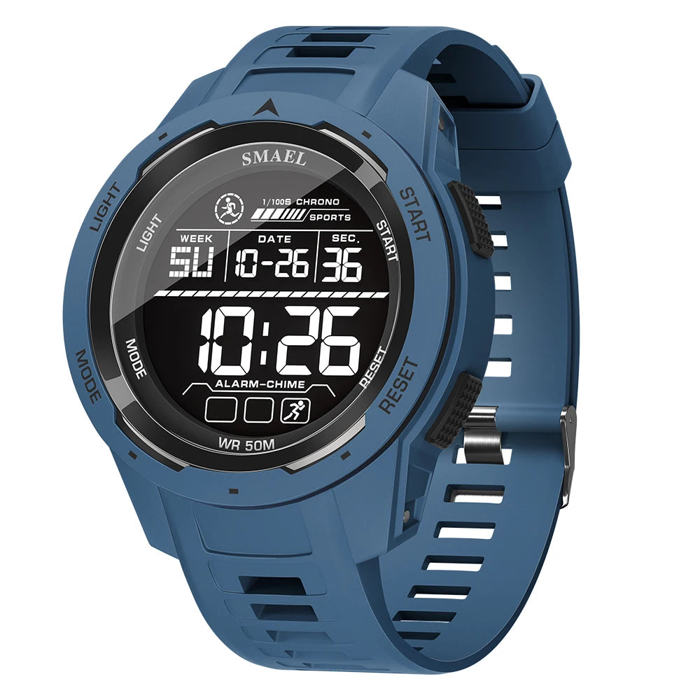 Digital Sports Watch Waterproof 50M