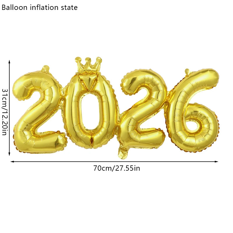 New Year Foil Balloon
