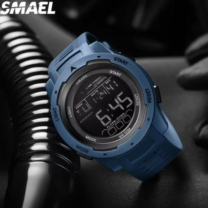 Digital Sports Watch Waterproof 50M