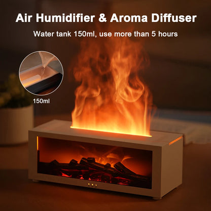 Humidificador de aroma de llama