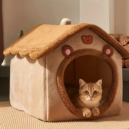 Casa para mascotas plegable y extraíble