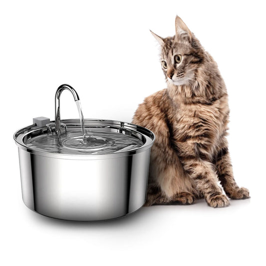 Stainless Steel Automatic Pet Water Fountain