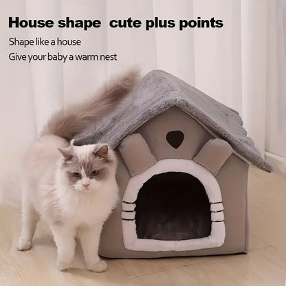 Casa para mascotas plegable y extraíble