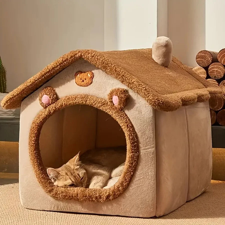 Casa para mascotas plegable y extraíble