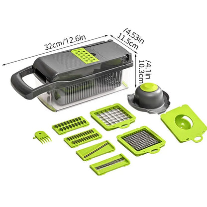 Vegetable Cutter 12 in 1 Multifunctional Food Chopper