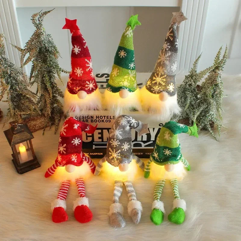 LED Faceless Gnome Doll