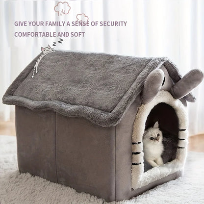 Casa para mascotas plegable y extraíble