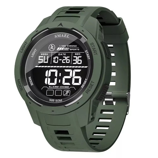 Digital Sports Watch Waterproof 50M