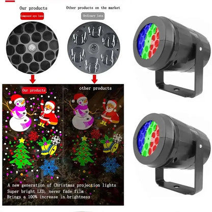 LED Christmas Projection Party Light