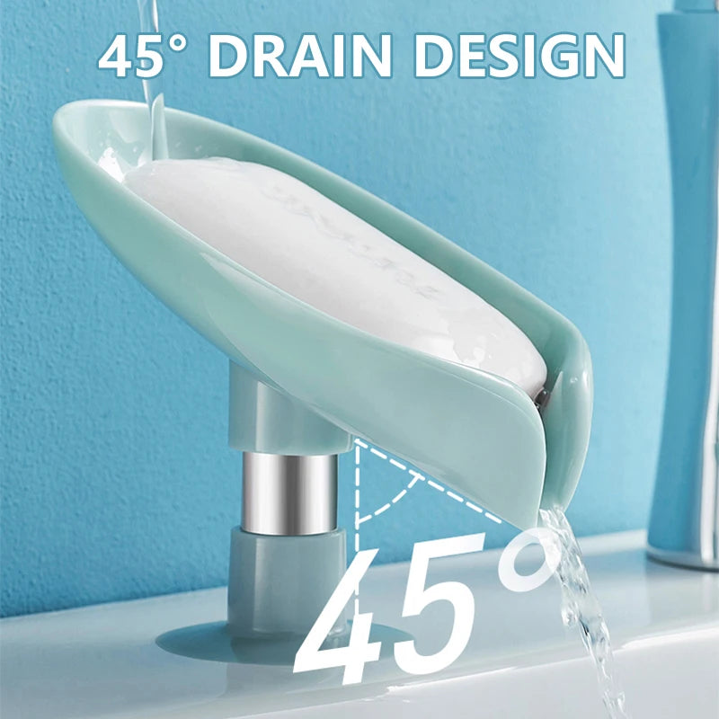 Leaf Soap Dish with Drain